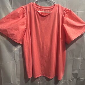 A New Day Vibrant Coral Tee